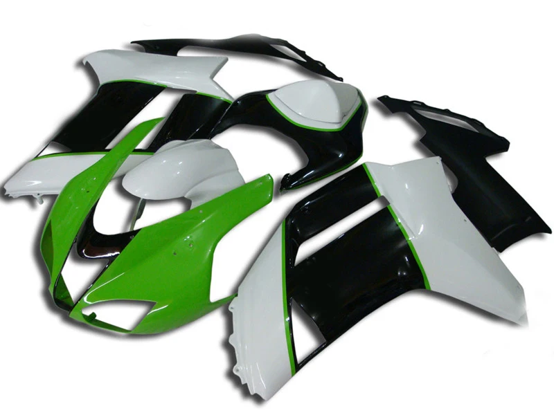 Комплект обтекателей для мотоцикла KAWASAKI Ninja ZX6R 636 07 08 ZX 6R 2007 2008 zx6r ABS белый зеленый