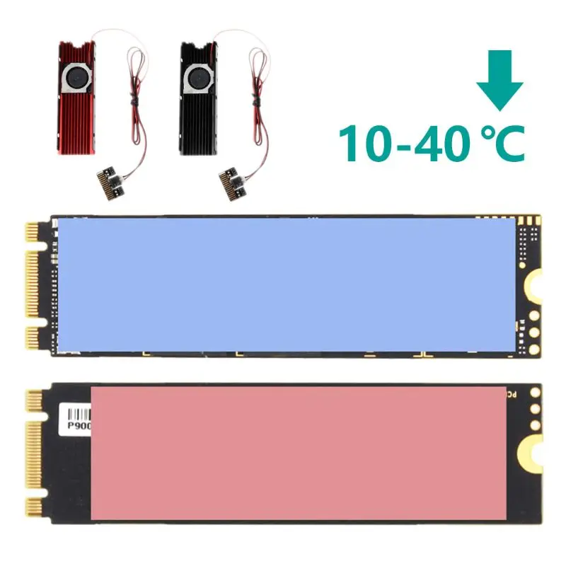 Двухсторонний пылезащитный NVME NGFF M.2 радиатор охлаждения листового металла термопрокладка для M.2 NGFF 2280 PCI-E NVME SSD C26