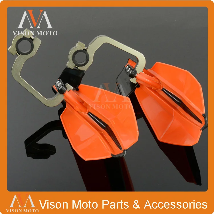 Белый Мотоцикл Handguard рука Guard Fit яма грязи велосипед Мотокросс Эндуро Супермото Гонки Для KTM ATV CRF YZF KXF RMZ KLX DRZ