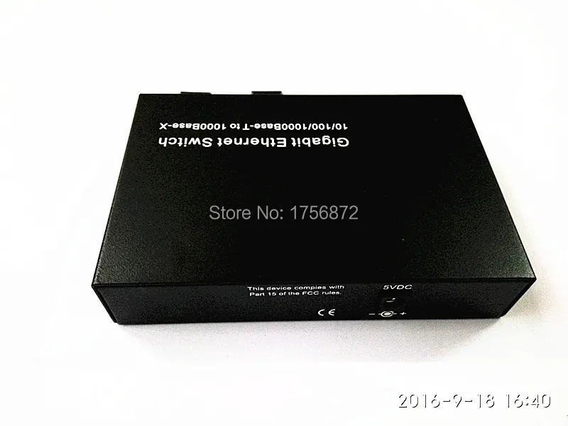 Ethernet коммутатор 2F2E гигабитный 1 шт. 10/100/1000 Base-T до 1000 Base-X 2 волоконных порта 2x1000m RJ45