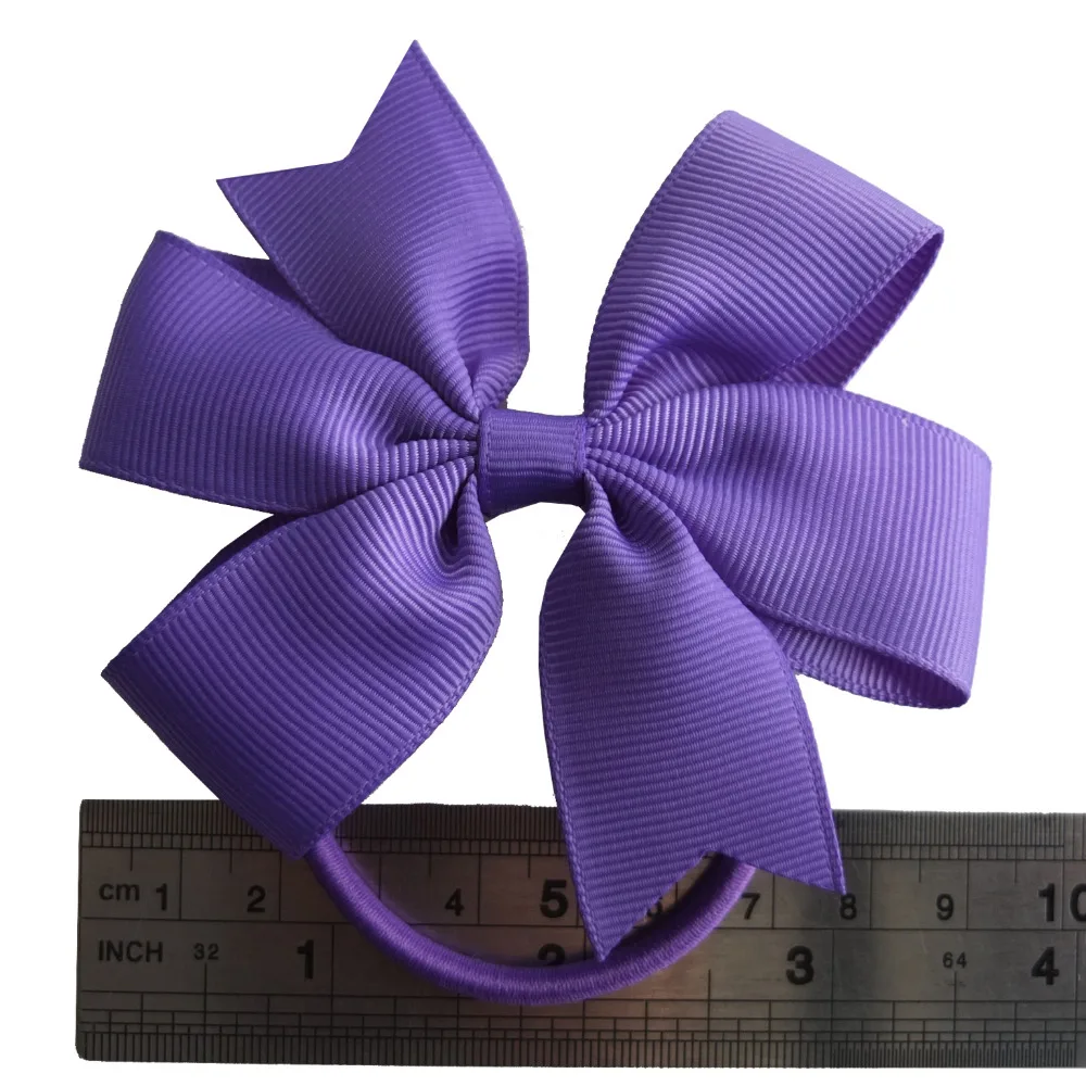 2 шт. бант для волос Pinwheel с эластичными лентами 1/4 '' эластичные аксессуары