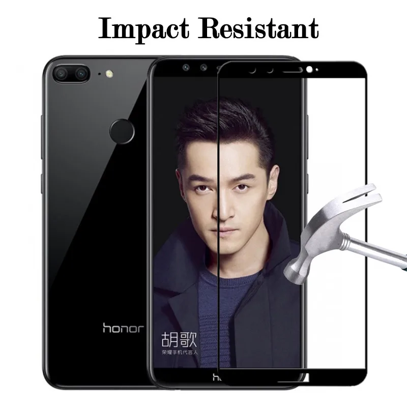 Защитная пленка для ЖК экрана Huawei Honor 9 Lite Полное клеевое стекло Honor9 покрытие