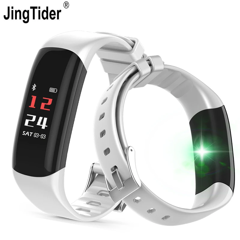 

0.96" Color Display P7 Bluetooth Smart Band Heart Rate Blood Pressure Monitor Smart Wristband Waterproof IP67 Fitness Tracker