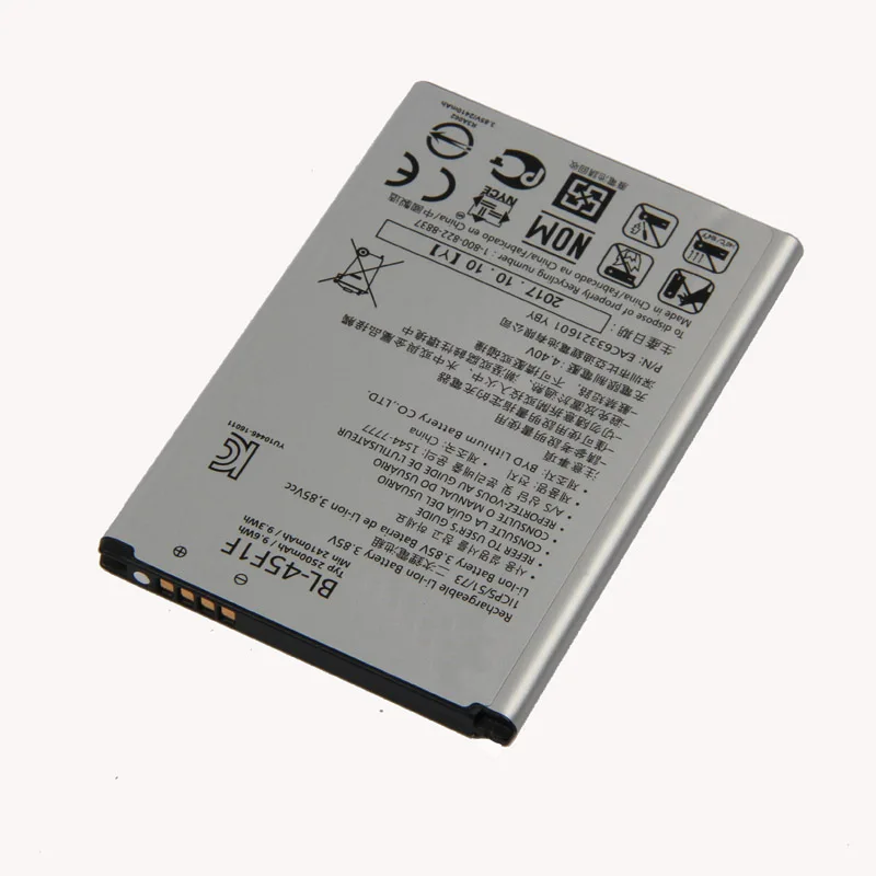 BL-45F1F литий-ионный аккумулятор высокой емкости для LG k8() K4 K3 M160 Aristo MS210 X230K M160 X240K LV3