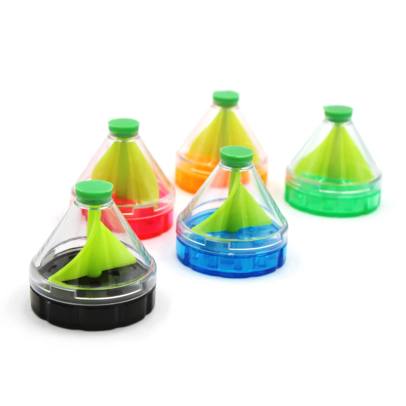 Новая пластиковая портативная мельница для табака 50 мм креативная Воронка