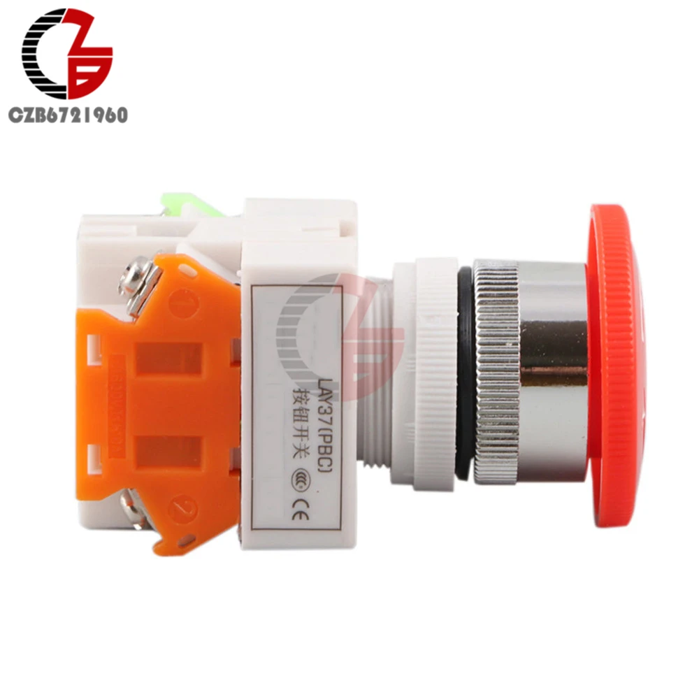 Кнопка аварийной остановки 1NO 1NC DPST AC 660 В и 10 А|switch switch|emergency push button switchemergency stop switch |