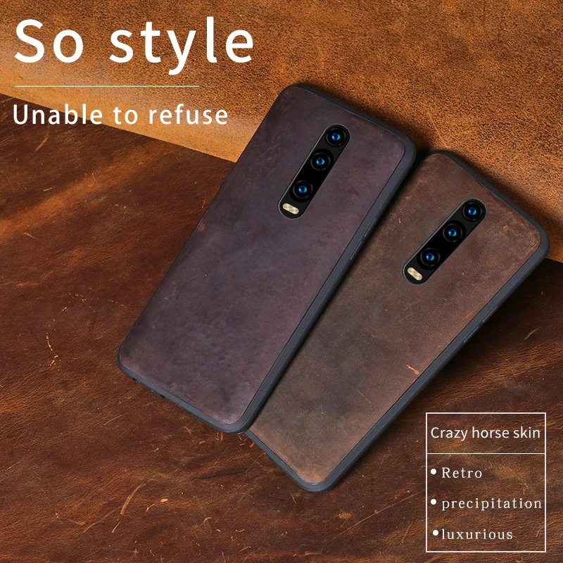 LANGSIDI Genuine Leather phone case for Xiaomi Redmi 9 9T Note 10 pro 10s 9 Vintage Leather cover For xiaomi 11t pro 11 lite 10