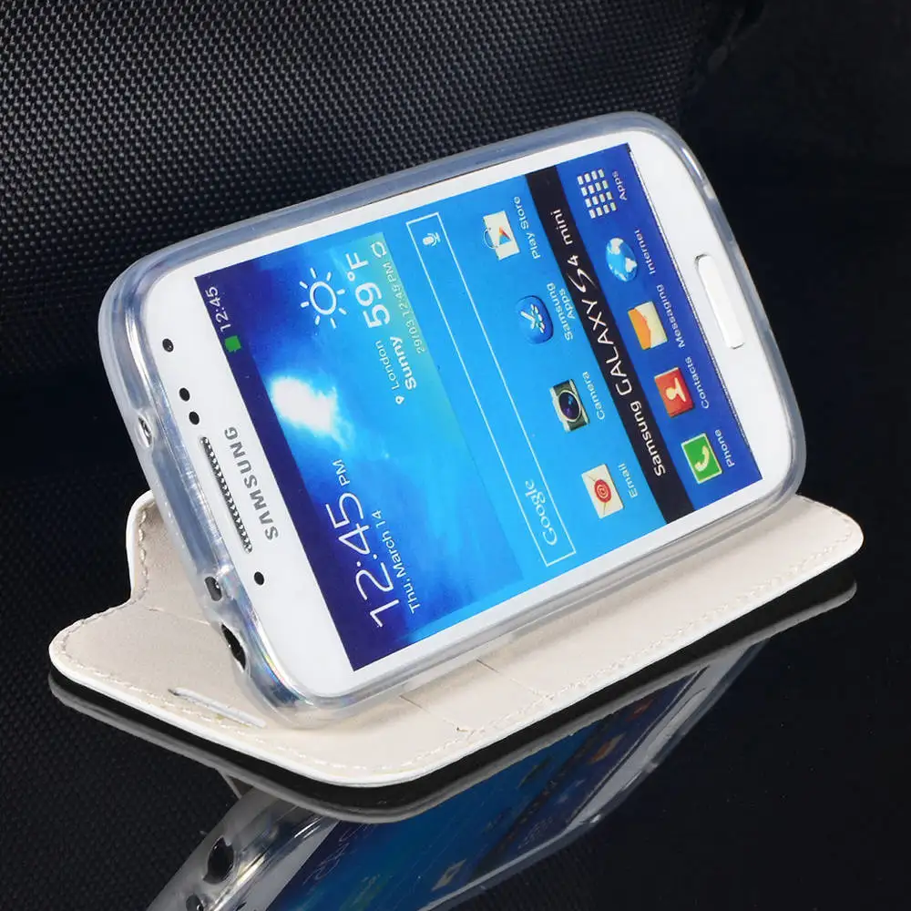 Чехол для телефона Samsung Galaxy S4 Mini I9190 I9192 мягкий чехол подставка из ТПУ с