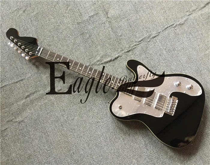 

Орел. Электрическая гитара Butterfly, bass, custom shop,J5 TRIPLE TELE22, черная Закрытая электрогитара