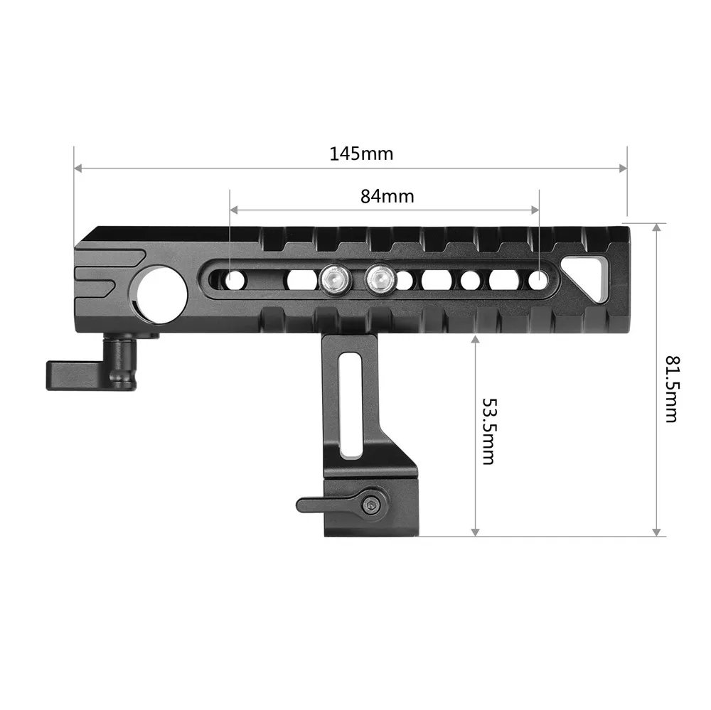 SmallRig ручка NATO Grip верхняя ручка с 15 мм стержень зажим встроенный Холодный башмак быстрый выпуск Dslr камера с верхней ручкой-1688