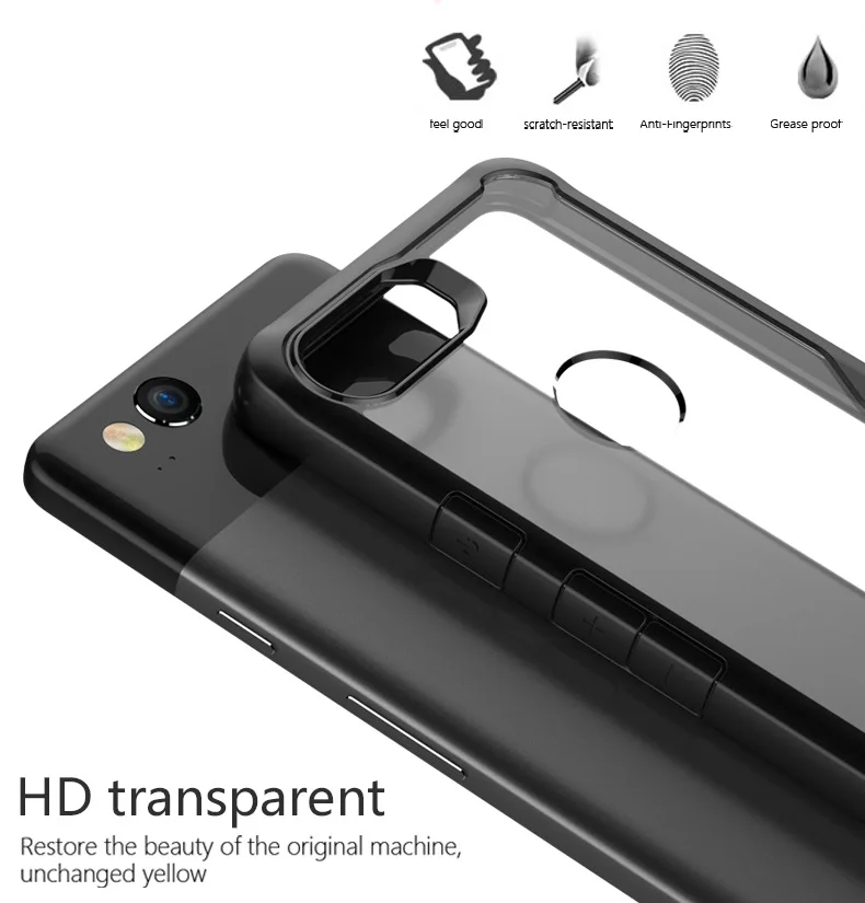Для Google Pixel 2 2XL чехол прозрачный мягкий ТПУ противоударный чехол для Pixel 3 XL бизнес силиконовый прозрачный защитный чехол
