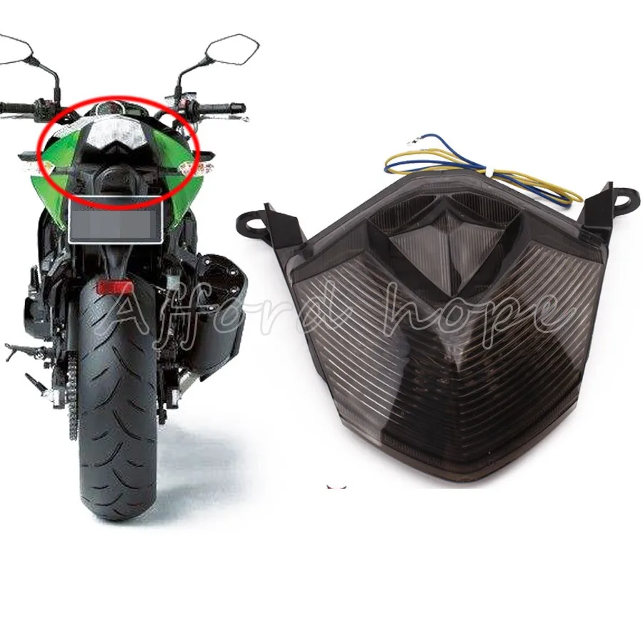 Встроенный светодиодный задний сигнал для мотоцикла указатель поворота и