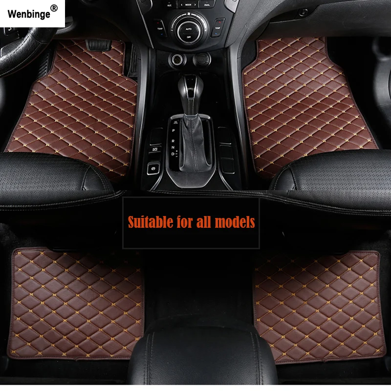 Wenbinge автомобильный напольный коврик для MINI Cooper R50 R52 R53 R56 R57 R58 F55 F56 F57 Countryman R60 F60