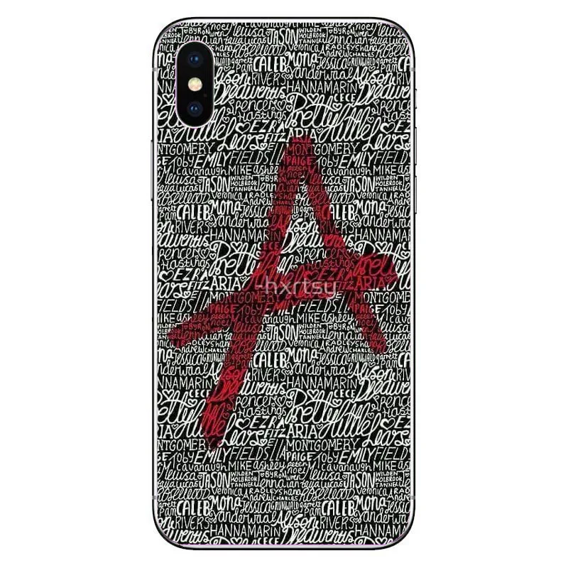 TPU Довольно маленький лжецы PLL ТВ Показать Роскошные гибридный мягкий силиконовый чехол для телефона для iPhone 8 7 6 s плюс X XS MAX x5S SE чехол Coque - Цвет: TPU