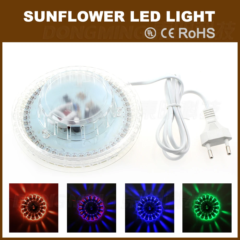 8 Вт автоматическое изменение Цвет LED RGB свет этапа для диско DJ партии Бар Свет Feitong