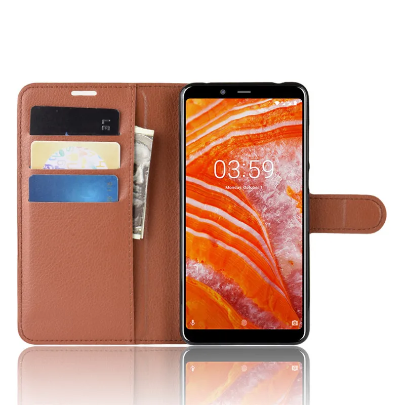 Nokia 3,1 Plus чехол из искусственной кожи чехол для телефона для Nokia 3,1 Plus TA-1118 TA-1104 TA-1113 TA-1115 Nokia3.1 3,1 Plus Чехол-книжка