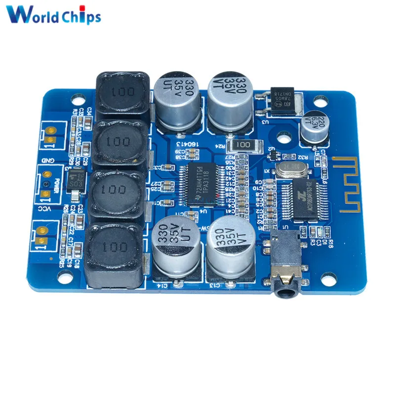 Плата усилителя постоянного тока 8 ~ 26 в TPA3118 2x30 Вт усилитель звука Bluetooth модуль