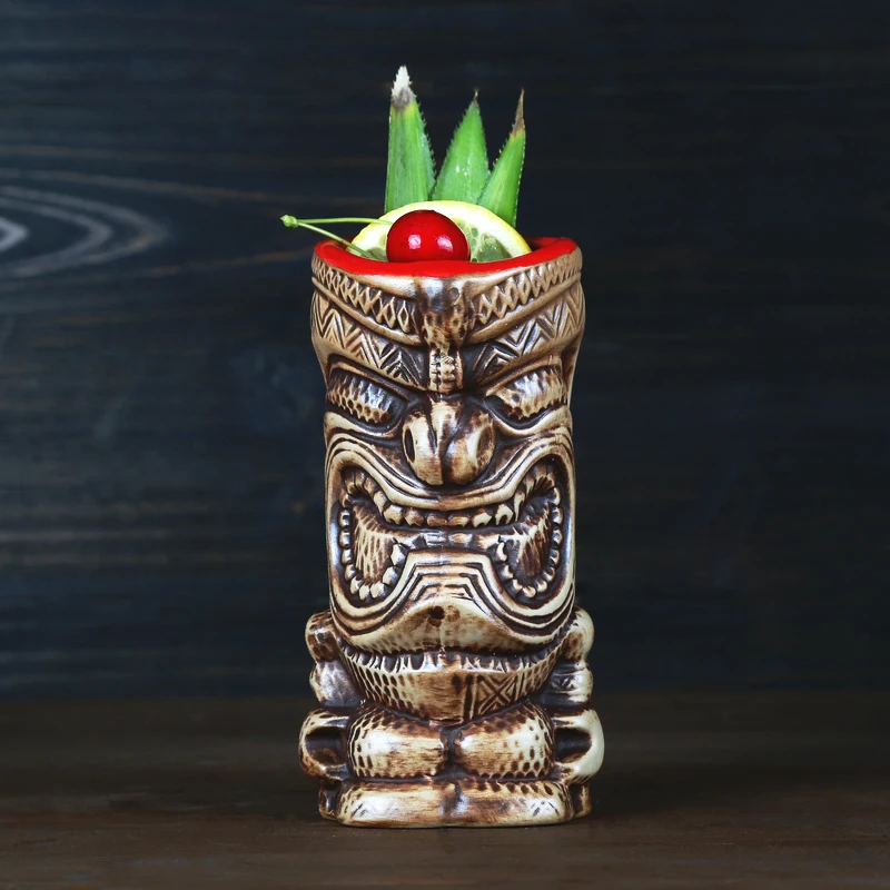 Гавайские кружки Tiki Коктейльная чашка кружка для пива напитков вина