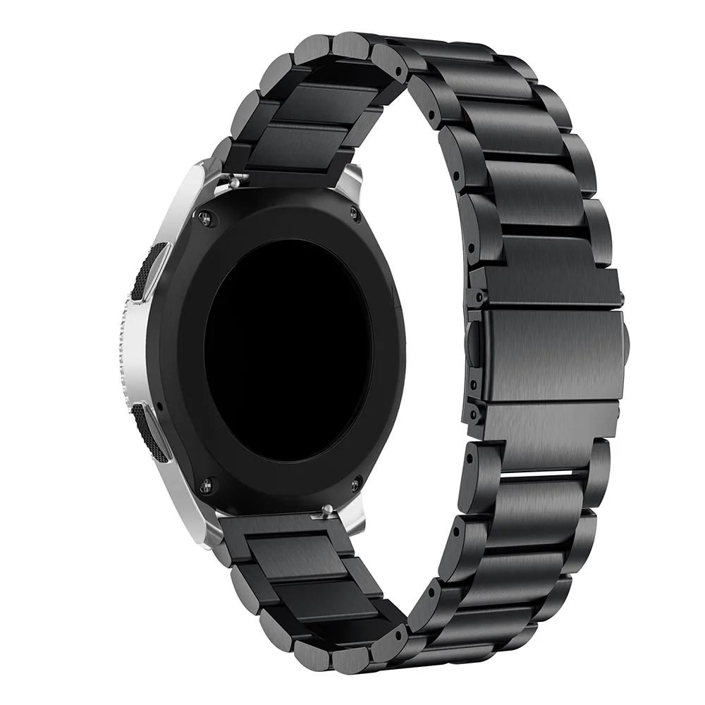 Модный ремешок из нержавеющей стали для Samsung Galaxy Watch 42 мм 46 металлический браслет