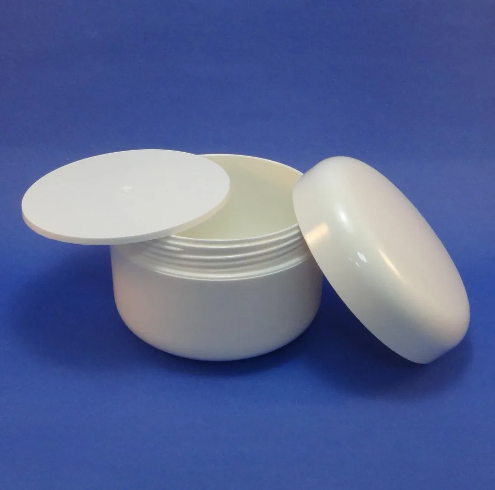 1 шт. белый пластиковый косметический контейнер для крема с двойными стенками 8 5