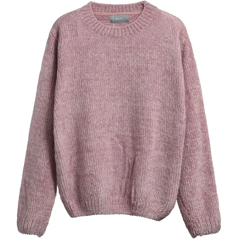 Winter Warmth O-neck Full Sleeve Knitted Sweater Casual Women Soft Pullovers Free Size Female Jumpers jersey mujer invierno 2018 | Женская