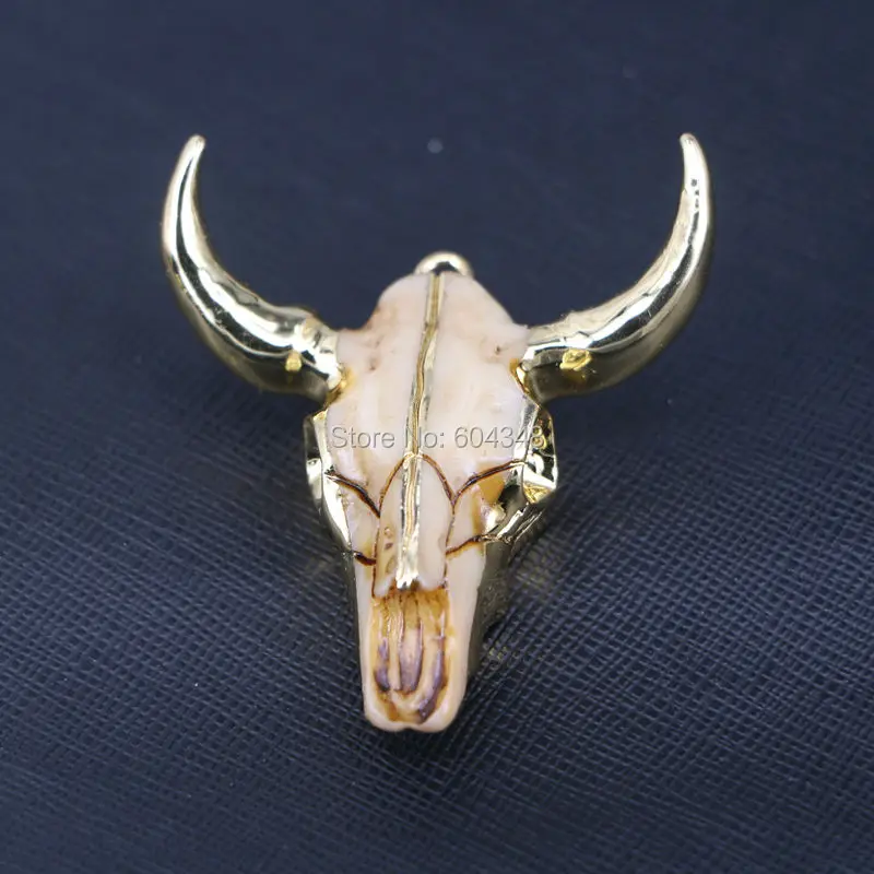 5 шт. подвески в виде Головы Быка Череп Буйвола Буйвола|bull head pendant|skull bullcattle skull |
