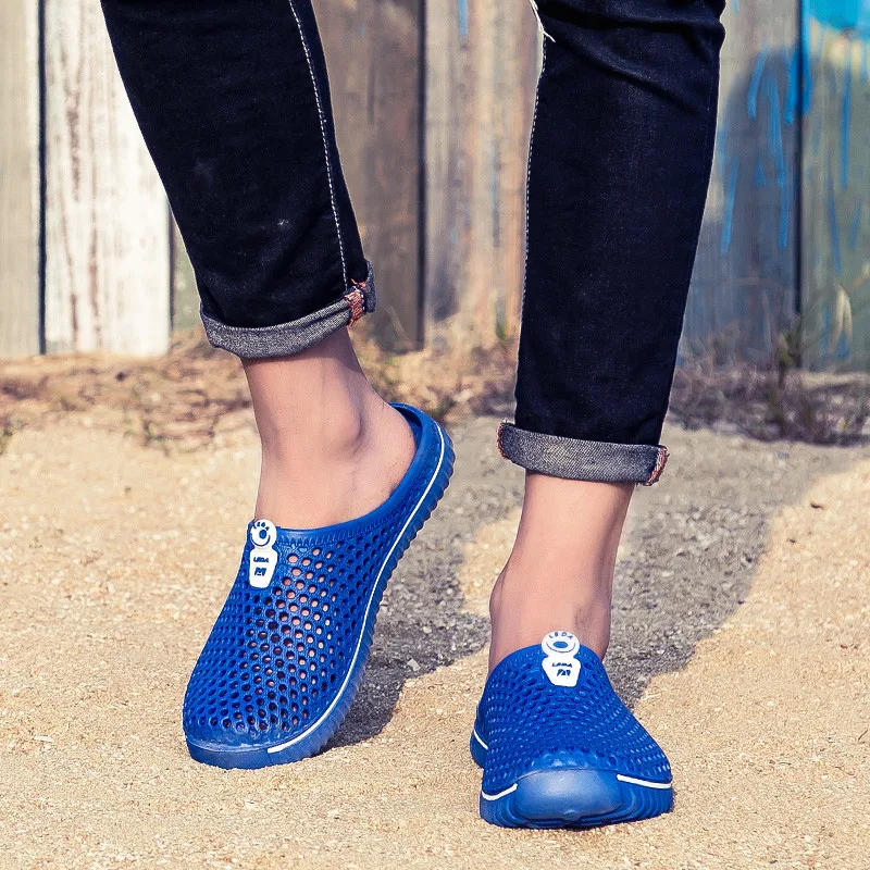 2019 Мужская обувь пляжные повседневные мужские шлепанцы сандалии унисекс с