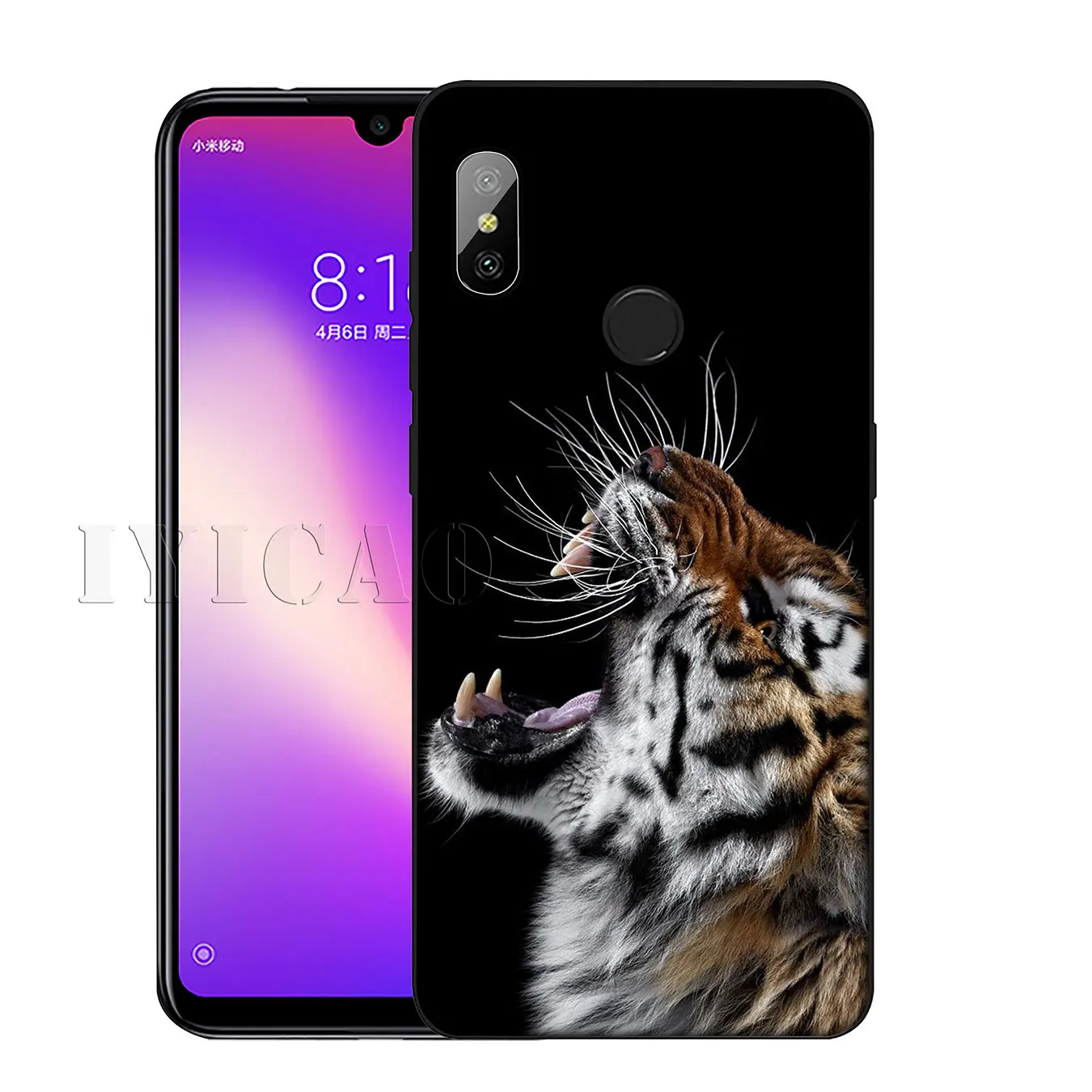 Мягкий силиконовый чехол для телефона IYICAO Tiger The Lion King Xiaomi Redmi K20 8A 7A 6A 5A S2 4X 4A GO Note 8 7 5