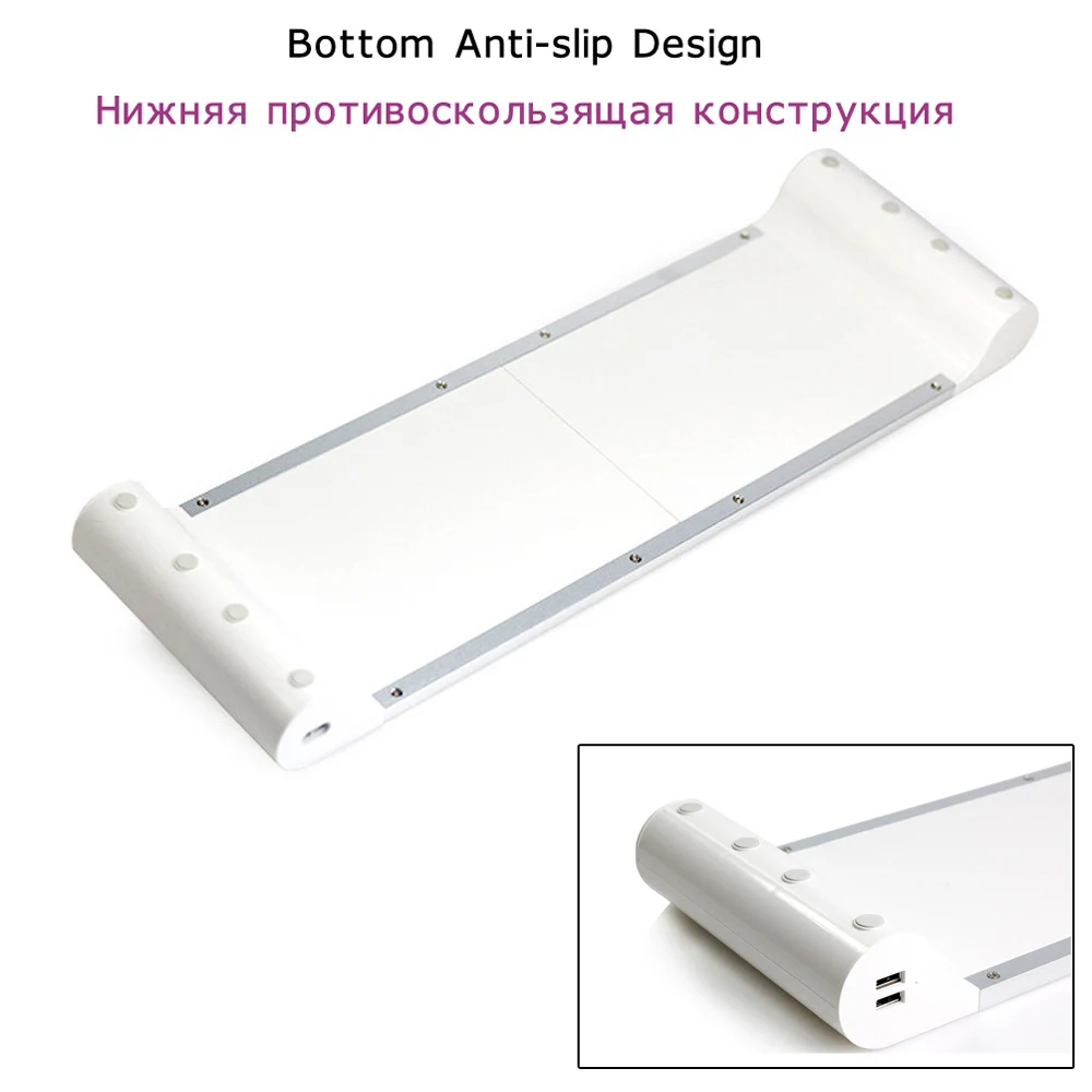 Подставка для ноутбука с 4 usb-портами для зарядки, держатель для ноутбука из алюминиевого сплава, компьютерный монитор, крепление для телевизора, штепсельная вилка EU/US/UK/US
