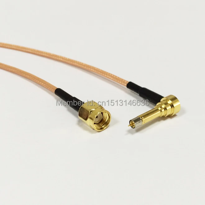 3G антенный кабель RP SMA штекер к MS156 правый угол RG316 коаксиальный Pigtail 15 см 6 дюймов|3g