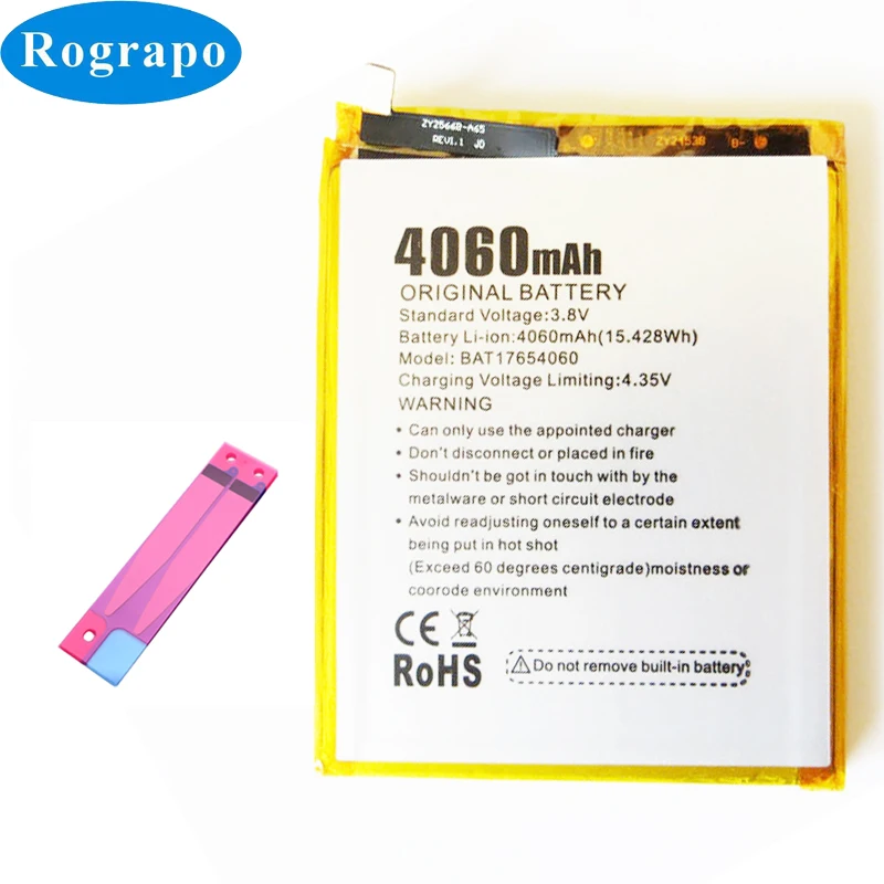 

Official New 4060mAh BAT17654060 Mix2 High Quality Replacement Battery For Doogee Mix 2 Mobile Phone Batteries