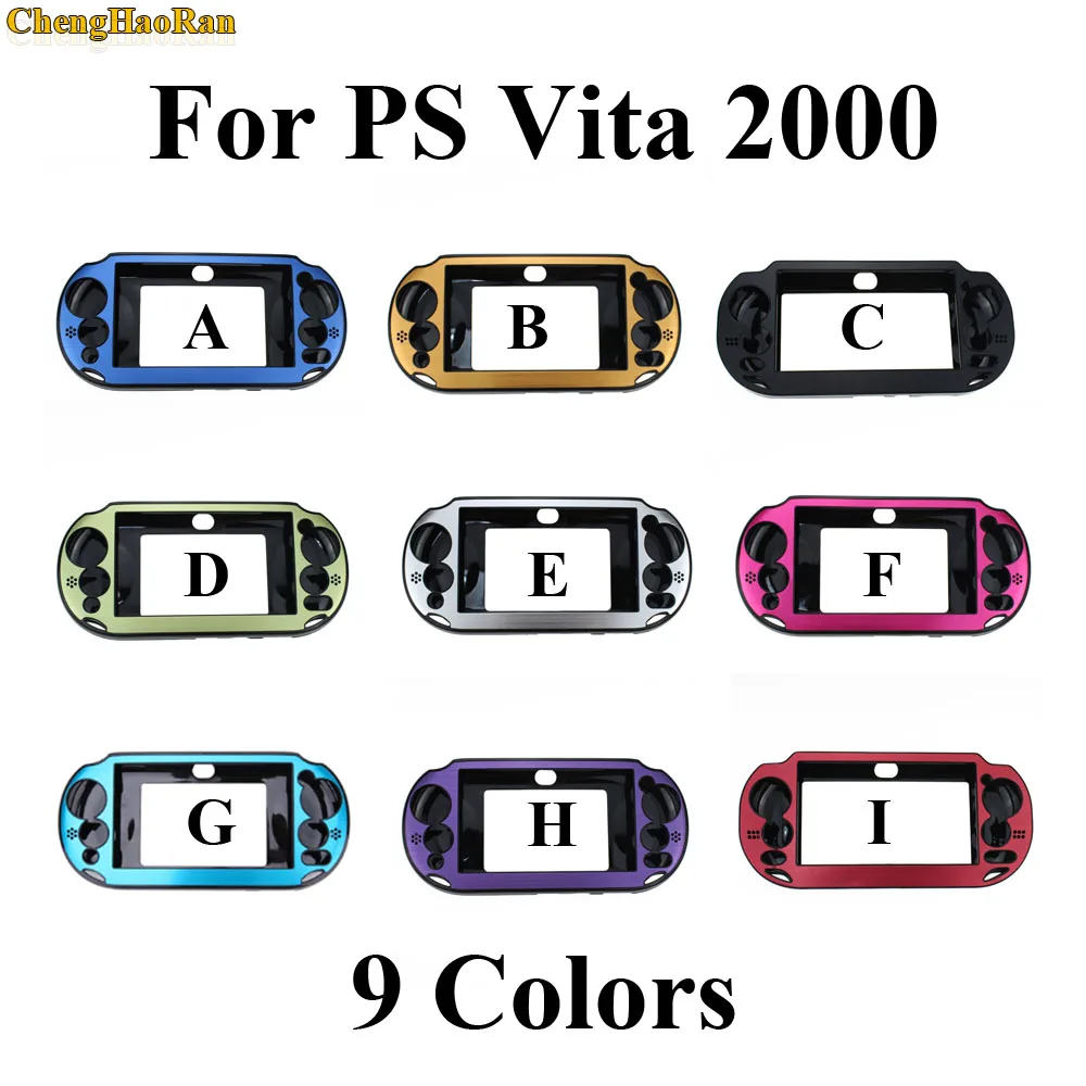 ChengHaoRan 1 шт. 9 цветов алюминиевый пластиковый чехол для PS Vita2000 PSV|Чехлы| |