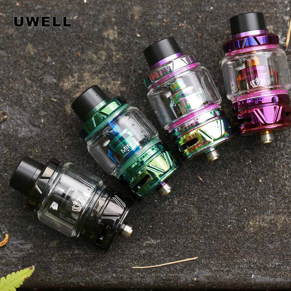 Оригинальный Uwell Crown 4 Танк Vape атомайзер 6 мл 2 емкость самоочищающийся технология