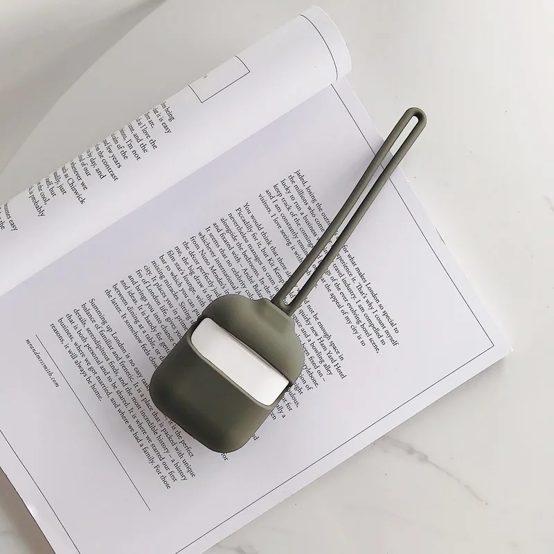Силиконовый защитный чехол для Airpods 2 Antilost шейный ремешок наручный ремень Apple