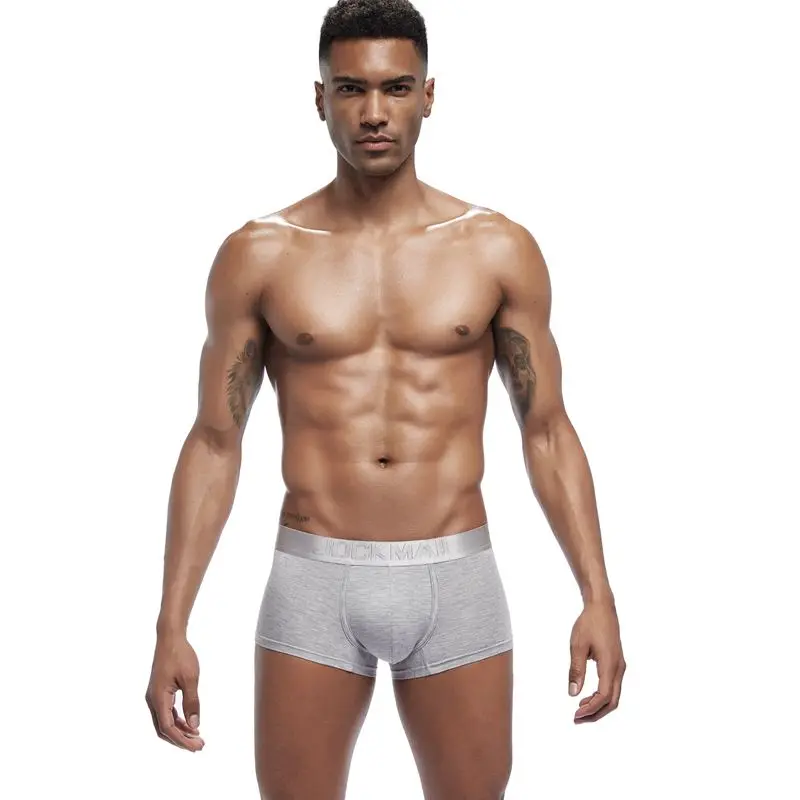 Трусы боксеры JOCKMAIL мужские 4 шт./лот модал пикантное нижнее белье U формы трусы для