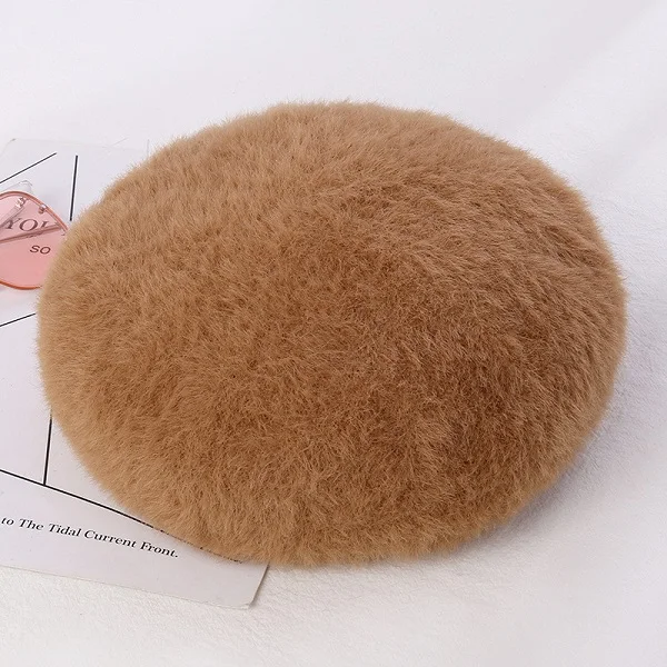 TAUPE VISROVER, новые зимние однотонные шерстяные дизайнерские кепки Bonias, береты для женщин, кашемировые береты для девочек, Повседневная Кепка высокого качества - Цвет: TAUPE