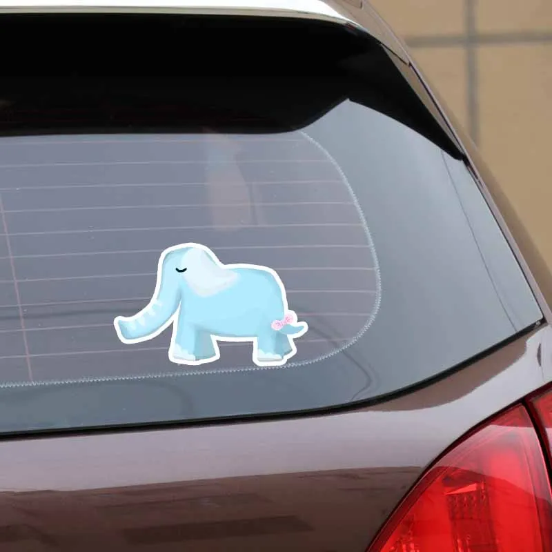 YJZT 16 см * 10 2 Dream Blue Animal Elephant наклейка для автомобиля ПВХ 5 2010|Наклейки на автомобиль|