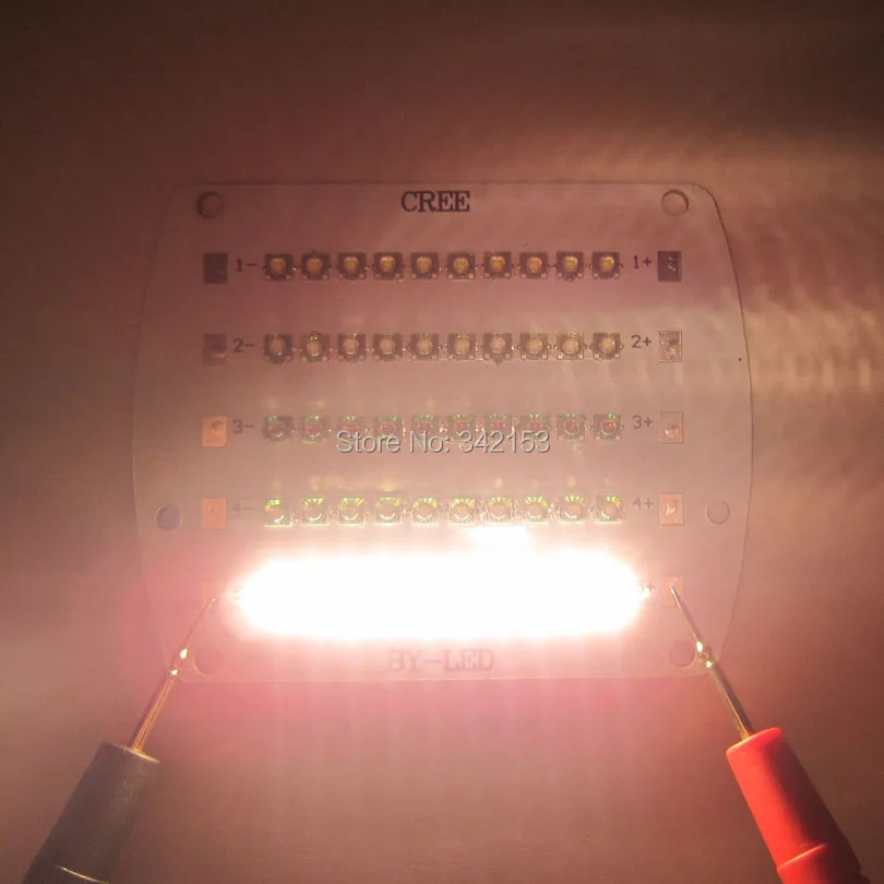 Cree XPE XP-E 50 светодиодов 5 каналов RGBW светодиодный излучатель белый 6000 К теплый 3000