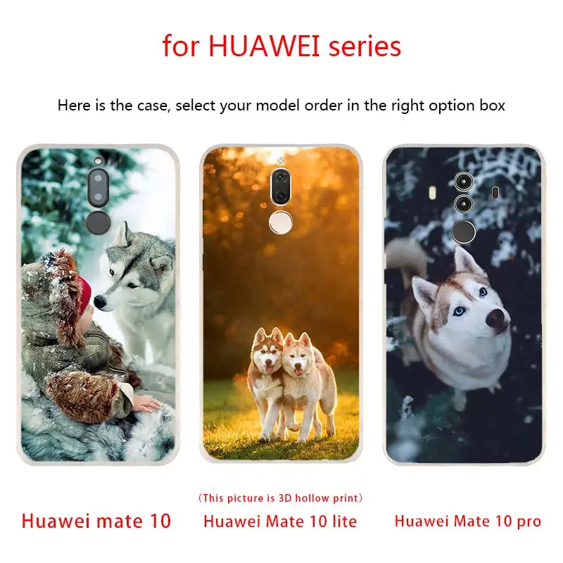 Alaskan Malamute Phone Cases For Huawei Mate 30 20 10 Lite Pro soft Silicone Cover Y9 2019 2018 Nova 5T 5i 4 5 | Мобильные телефоны