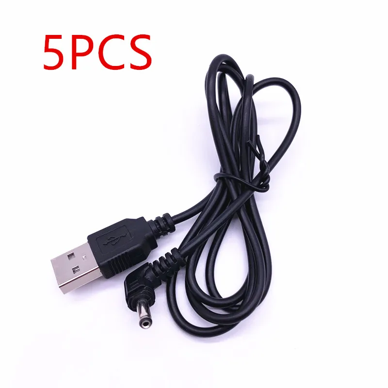 Черный USB A к DC 3 5 мм/1 35 мм вольт баррель Jack кабель питания 100 см фута|Переходники и