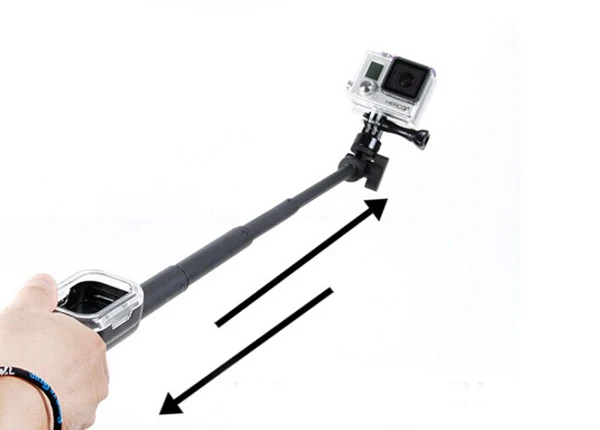 Для Go Pro аксессуары 39 ''выдвижной ручной шест Телескопический монопод палка Wifi