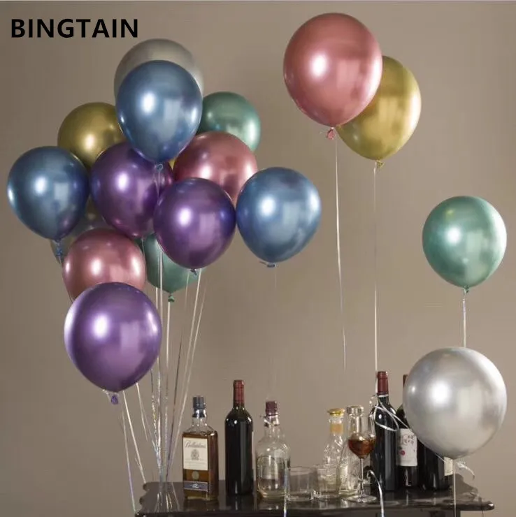 BINGTIAN 50 шт Макарон латексные шары гелий шар для вечерние свадьбы День рождения
