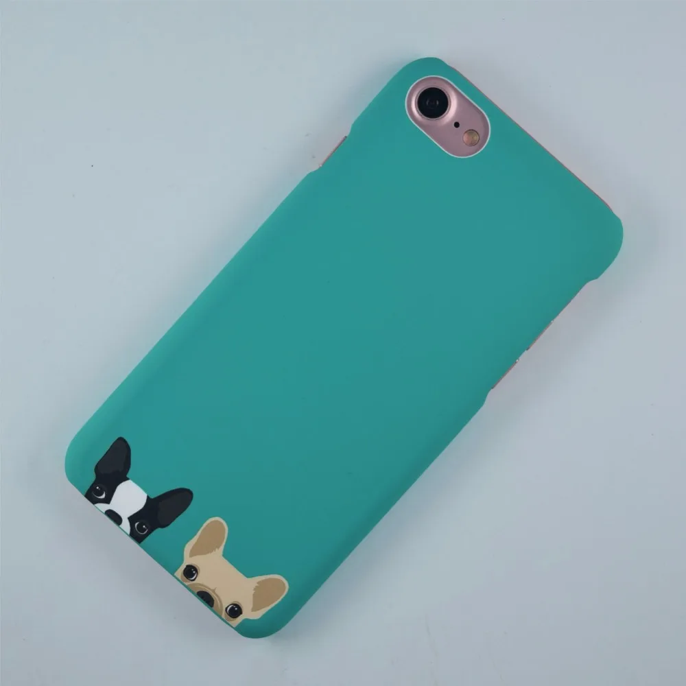 Чехол Facever Kawaii с французским бульдогом для iPhone 7 4 дюйма ультратонкий изящный