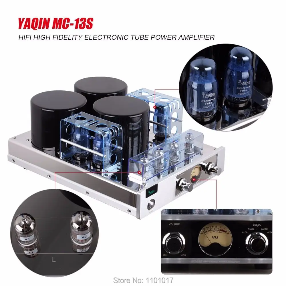 YAQIN MC-13S 6CA7T двухтактный ламповый усилитель HIFI EXQUIS лампа Интегрированный усилитель роскошная версия