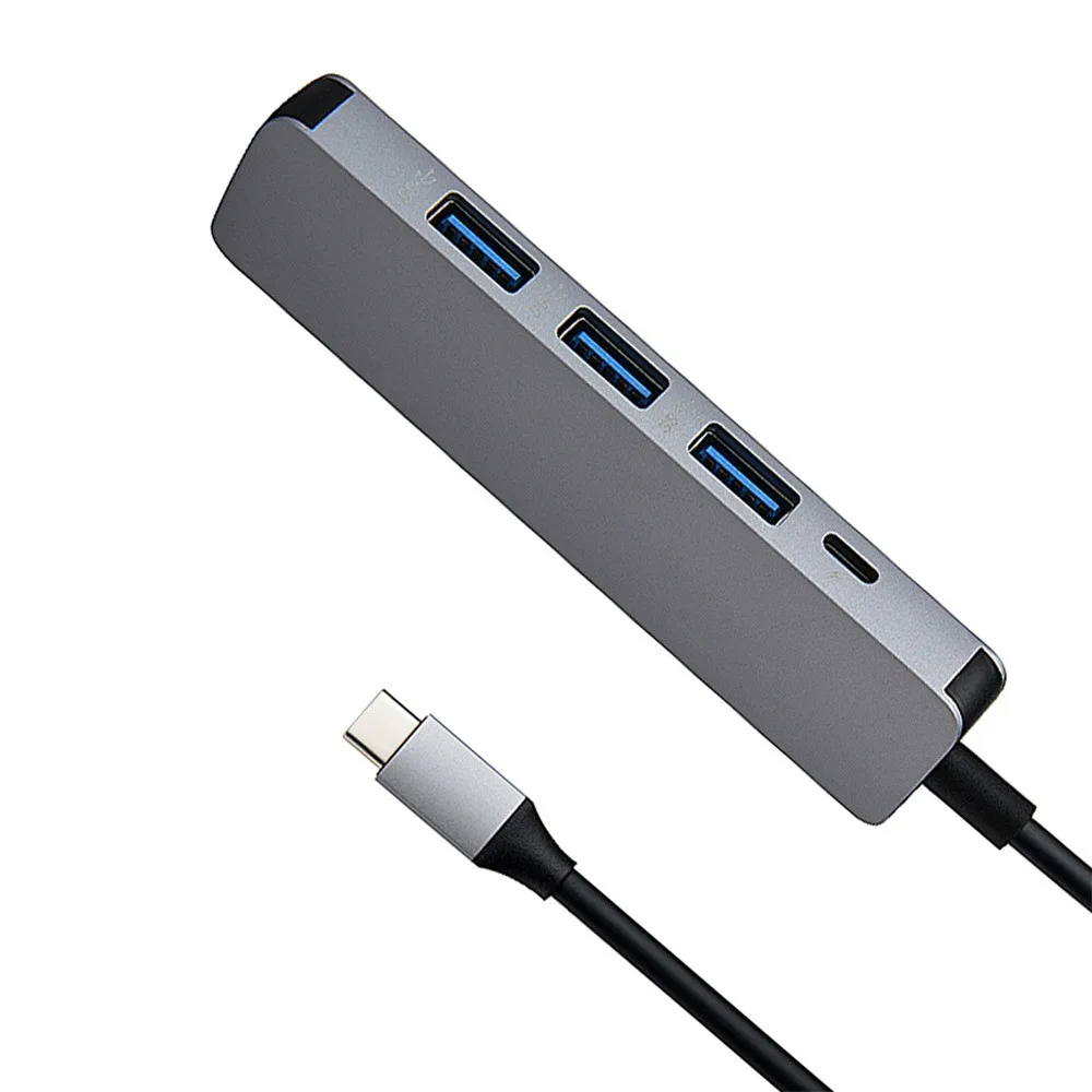 Периферийные устройства для компьютера USB Hub Type C 3 0 до 4 портов Высокоскоростной