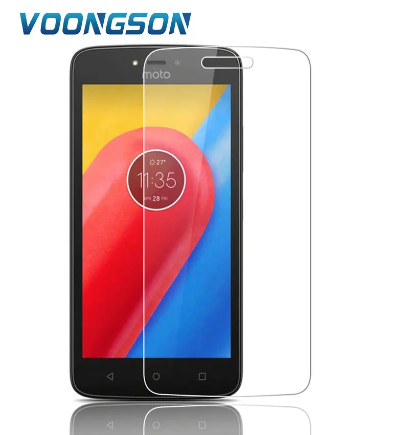 Для Motorola Moto C закаленное стекло 2.5D 9H Премиум Анти-взрывобезопасная Защитная