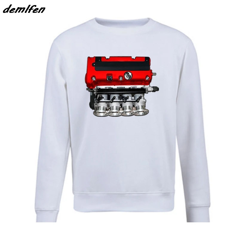 K20 Itb Rbc коллектор Jdm Integra Civic Тип R красный клапан крышка Rsx евро R Толстовка мужской пуловер; толстовка с капюшоном забавные пальто Топы - Цвет: white