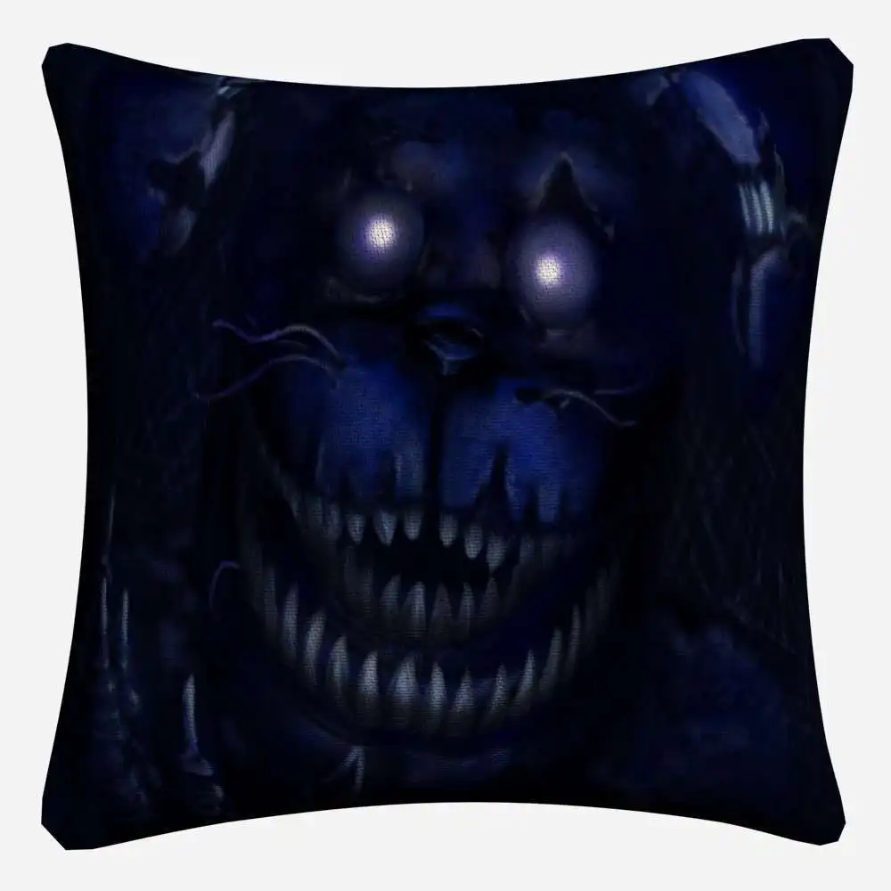 2 Чехол для подушки Five Nights At Freddys из хлопка и льна 45x45 см, декоративный чехол для подушки на диван, домашний декор, наволочки Almofada - Цвет: 2