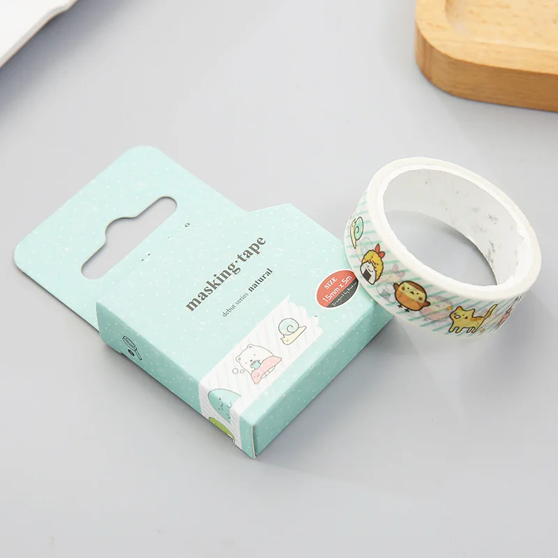 30 шт./лот 1 5 см тонкий широкий милые Сумико гураши Васи клейкие ленты клей DIY