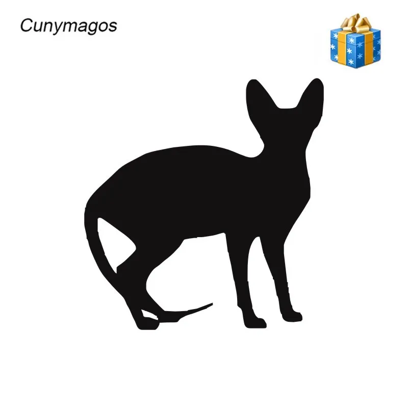 Cunymagos кошка Сфинкс окна автомобиля декоративные наклейки смешные прекрасное